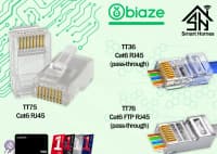 Konnektor Biaze TT36 Cat6 RJ45 Pass-Through — şəkil 1