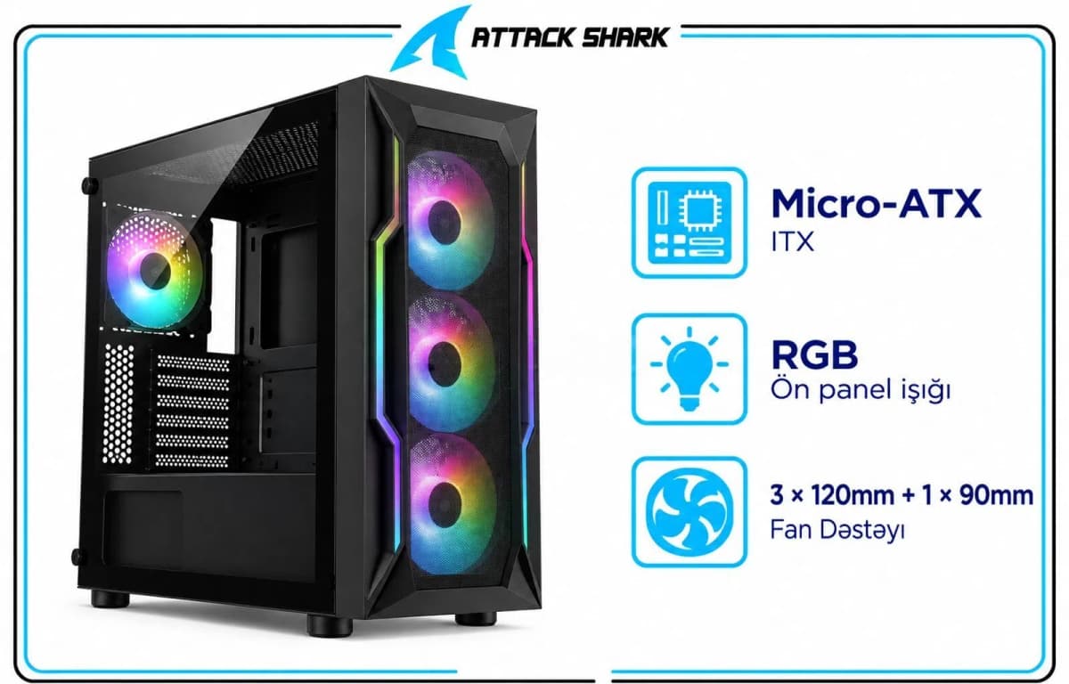 Kompüter korpusu Micro-ATX / ITX Gaming Case