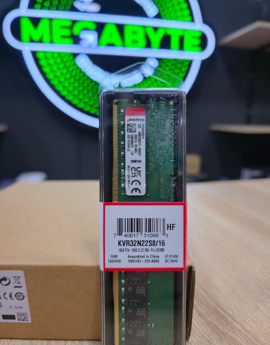 Operativ yaddaş RAM Kingston 16GB DDR4 3200MHz