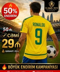 Braziliya Ronaldo Nazario 9 Retro Futbol Forması — şəkil 17