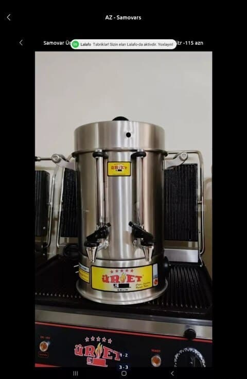 Samovar Metal material