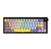 Mexaniki klaviatura Ajazz AK650 Grey White Yellow — şəkil 2