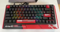Marvo Arma 82 TNT Peach Mexaniki Gaming Klaviatura — şəkil 2
