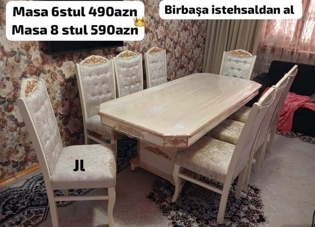 Masa-stul dəsti, Qarışıq rəng - Tenderyard