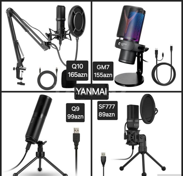 Yanmai Podkast və Yayım Mikrofonları