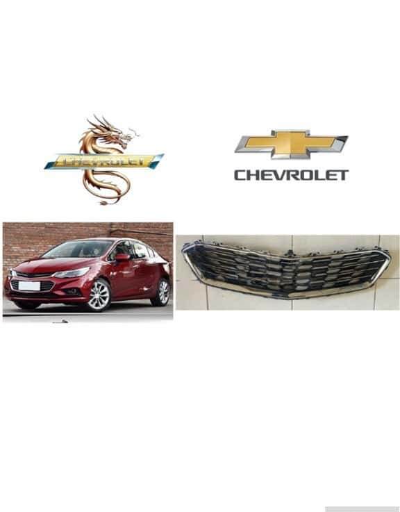 Radiator barmaqlığı Chevrolet Cruze 2017 (qara) - Tenderyard
