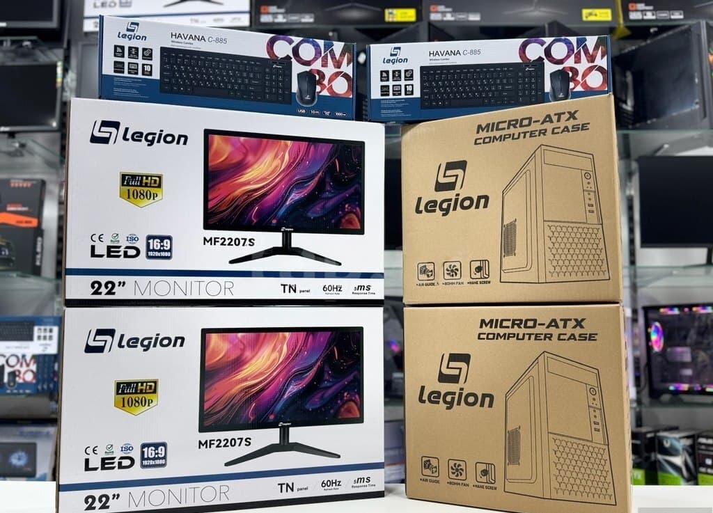 Legion Masaüstü Kompüter Dəsti (i5, 12GB RAM, 256GB SSD)