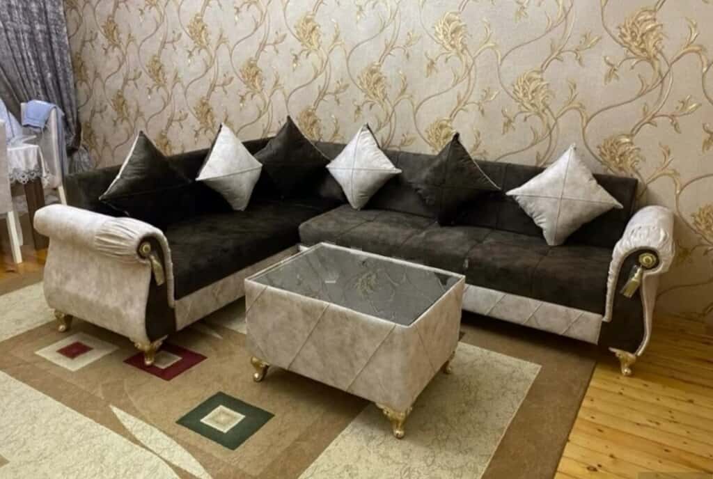 Künc divan, Qarışıq rəng - Tenderyard