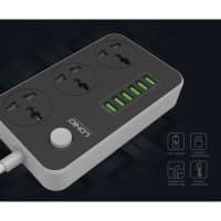 Elektrik uzadıcı LDNIO SC3604 USB şarjlı, EU fiş — şəkil 2