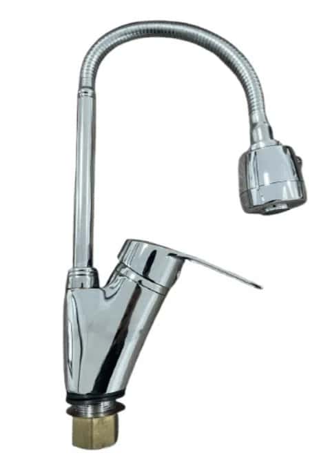 Kitchen faucet, Silver color - Tenderyard