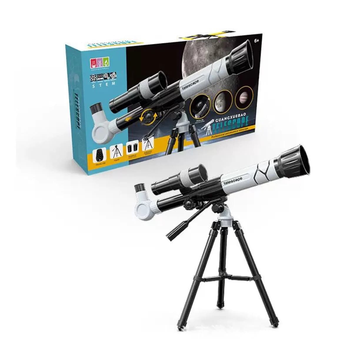Astronomik teleskop qara