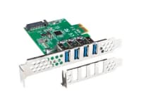 PCI-E Express kart 4x USB 3.1 Gen1 5Gbps (8 sm aşağı profil) — şəkil 10
