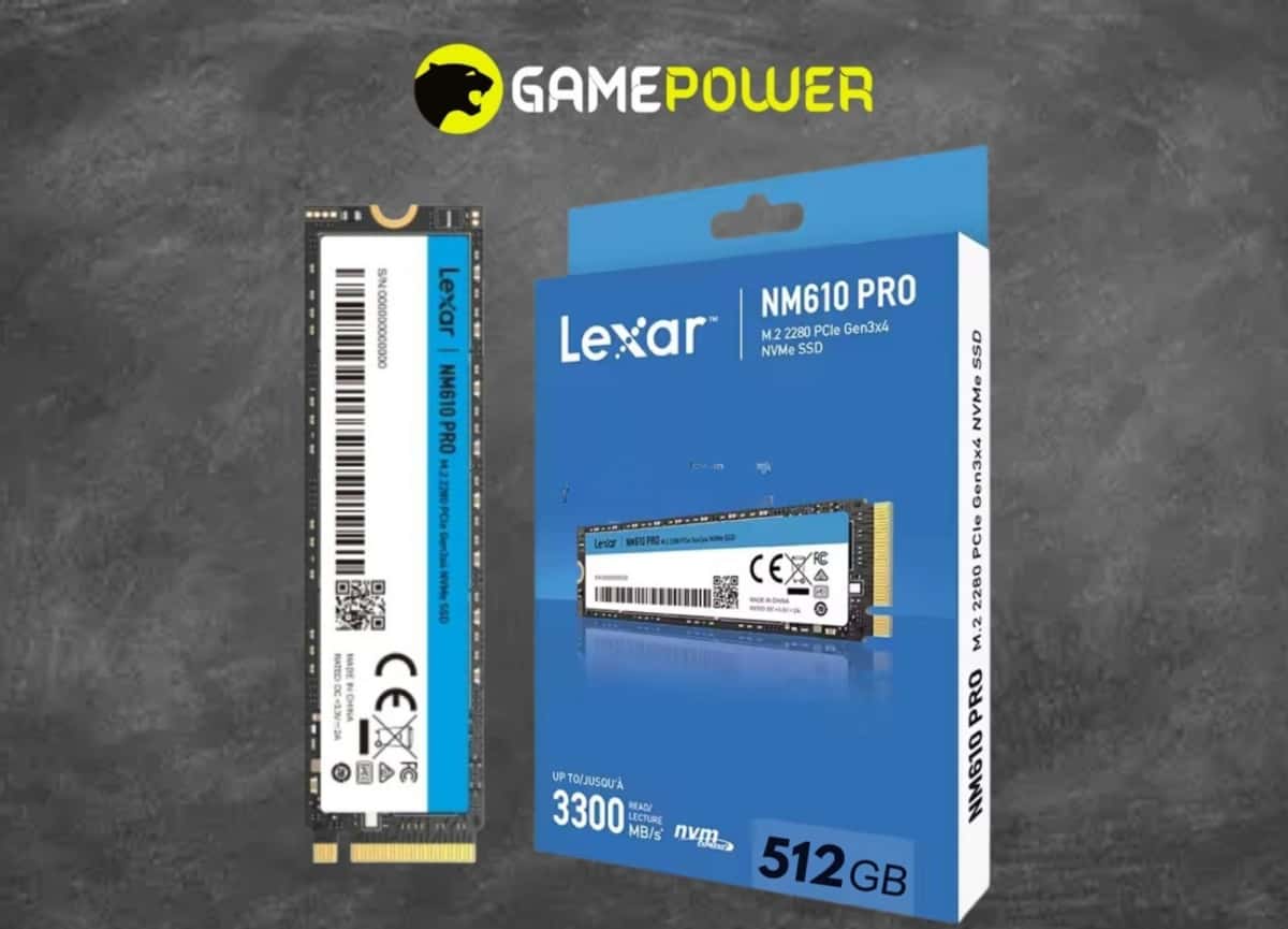Lexar NM610 Pro 500GB M.2 NVMe SSD - Tenderyard