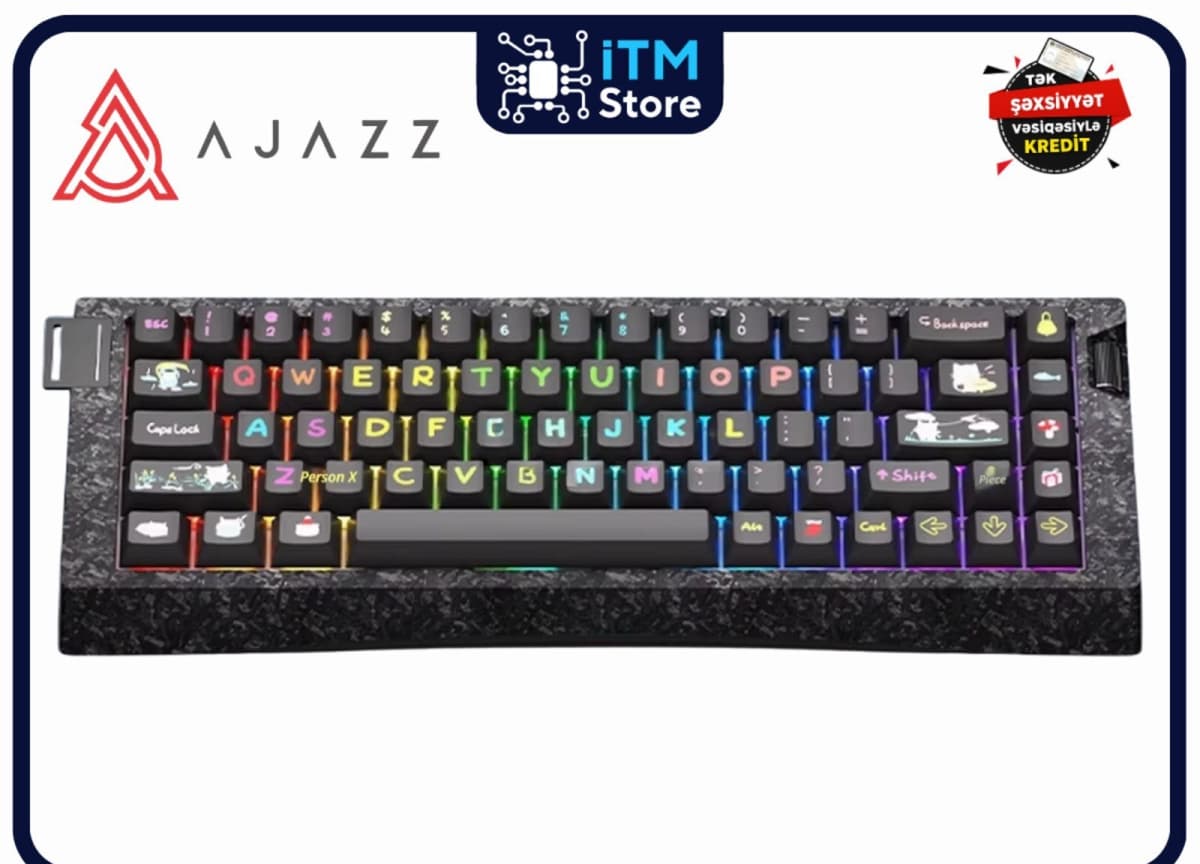 Mexaniki klaviatura Ajazz AK680 V2 Ice Island Switch