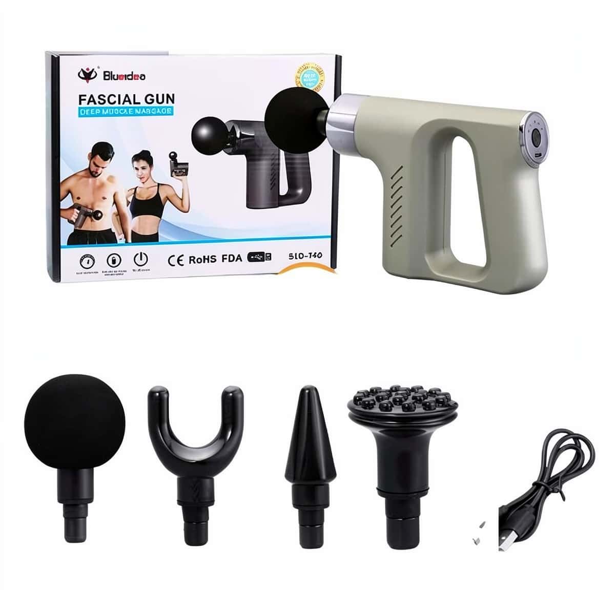 NB-21901 Fascial Gun Massage Device - Tenderyard