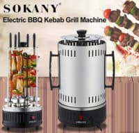 Elektrik manqal Sokany 1000W gümüşü — şəkil 1