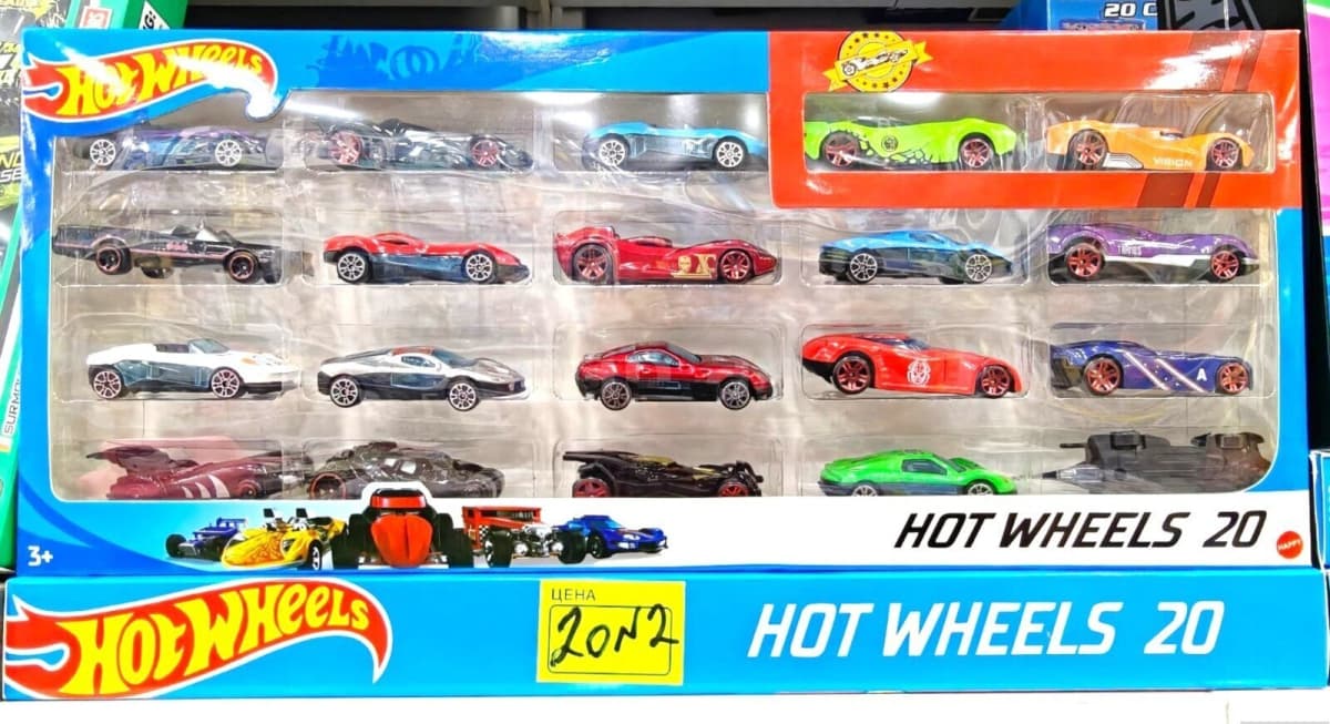 Oyuncaq maşın dəsti Hot Wheels 20-li