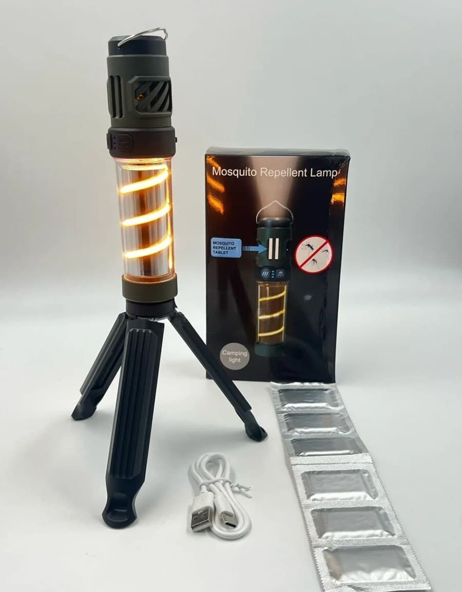 Ağcaqanad qovucu LED fənər, portativ və təkrar doldurulan