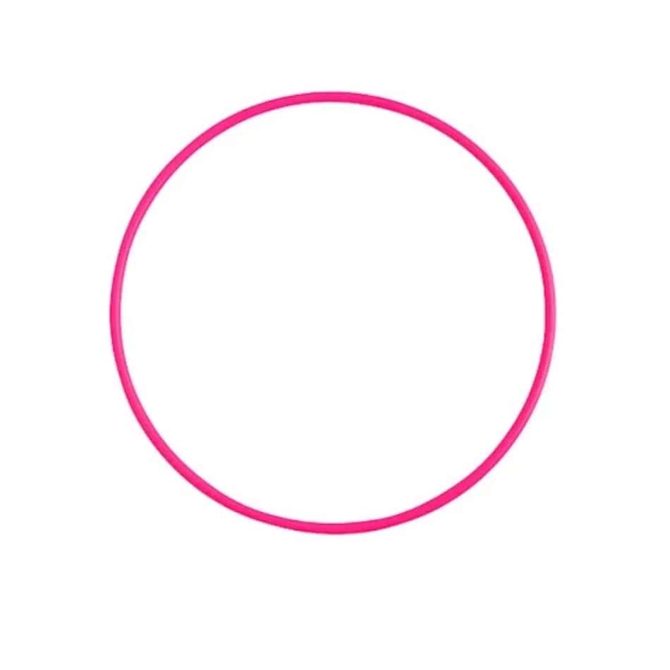 Gymnastics hoop 80 cm, pink - Tenderyard