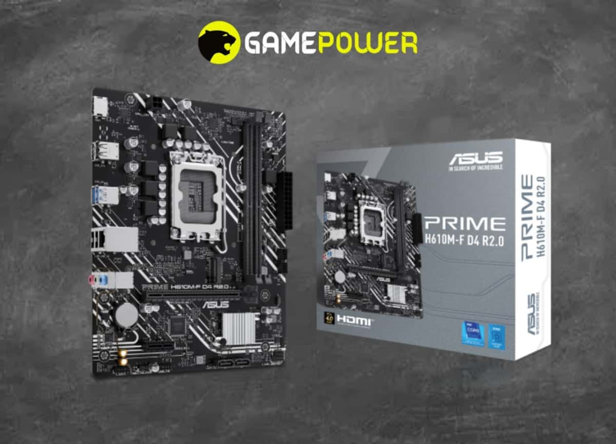 ASUS Prime H610M-F D4 R2.0 Motherboard - Tenderyard