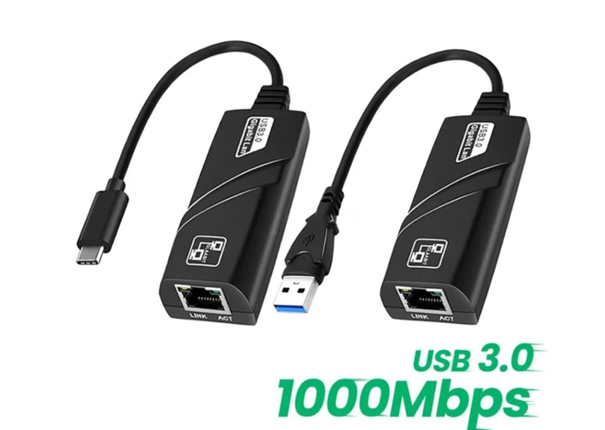 Ethernet adapter USB 2.0 to RJ45 100Mbps