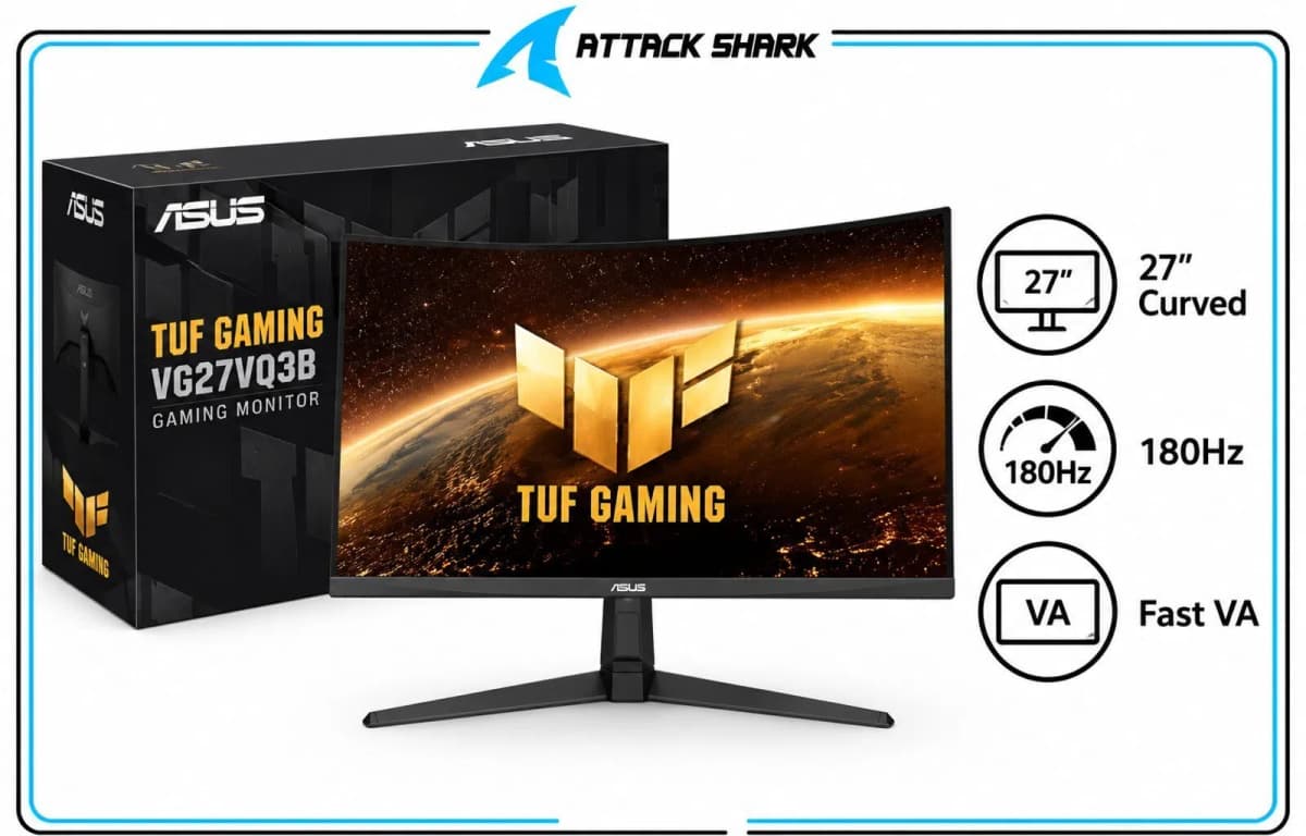 Monitor ASUS TUF Gaming VG27VQ3B 27" Fast VA 180Hz