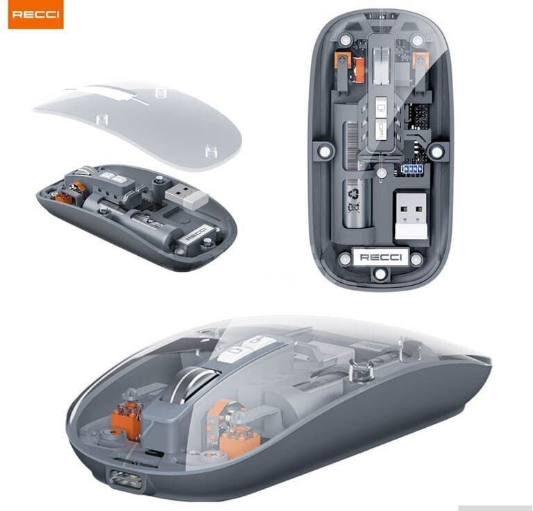 Recci RCS-M01 Simsiz Bluetooth və 2.4GHz Siçan