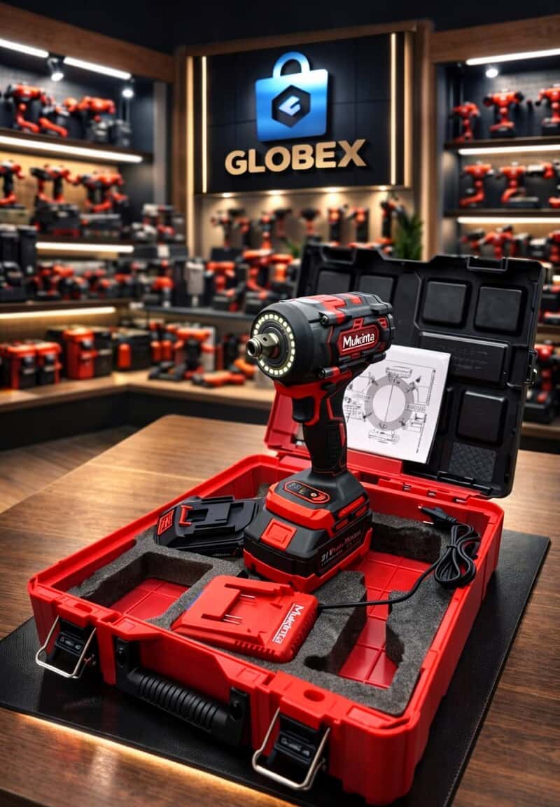 Globex 500 Nm Electric Impact Wrench - Tenderyard