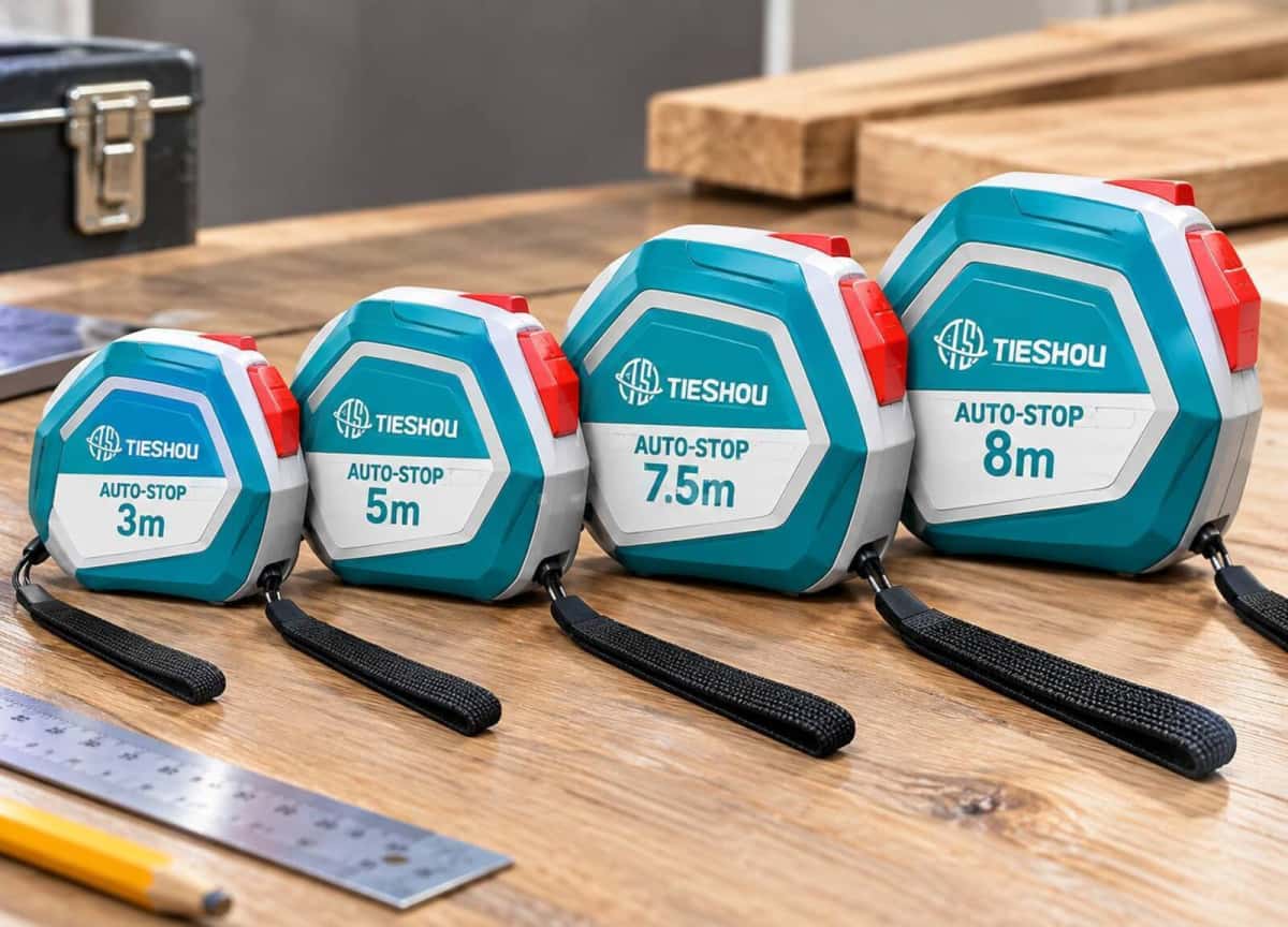 Tieshou Auto-Stop Measuring Tape (3m/5m/7.5m/8m) - Tenderyard