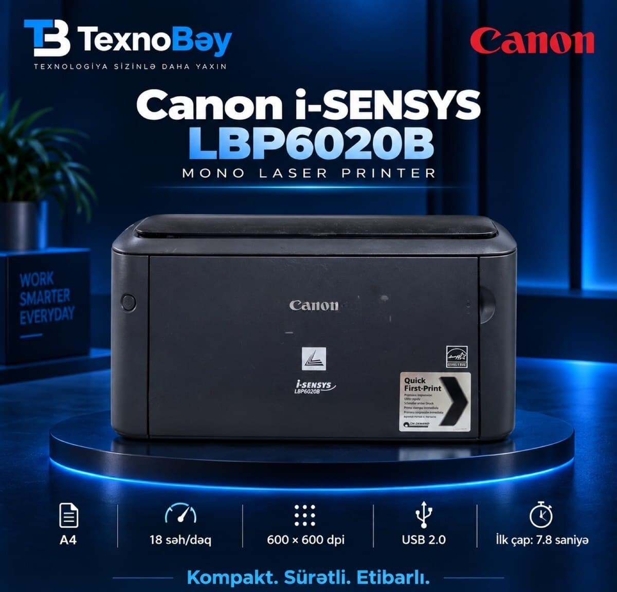 Printer Canon i-SENSYS LBP6020B