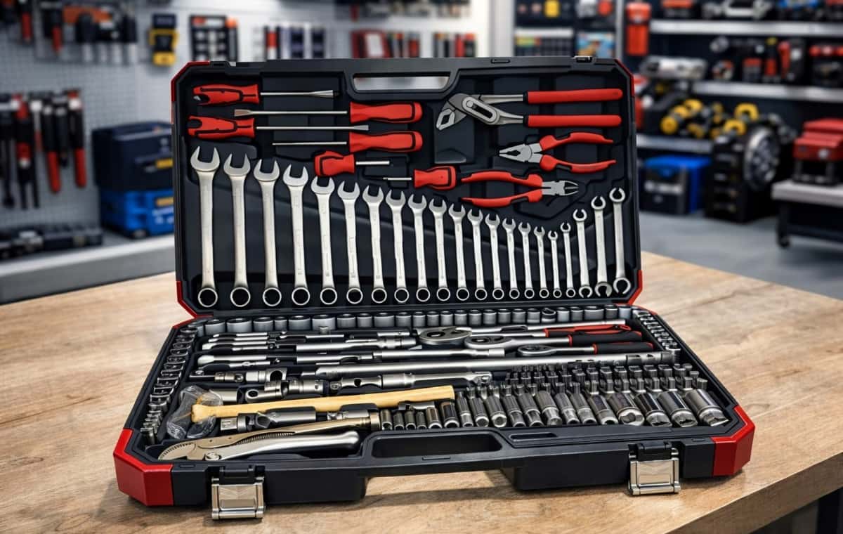 Globex 202-Piece Universal Tool Set - Tenderyard