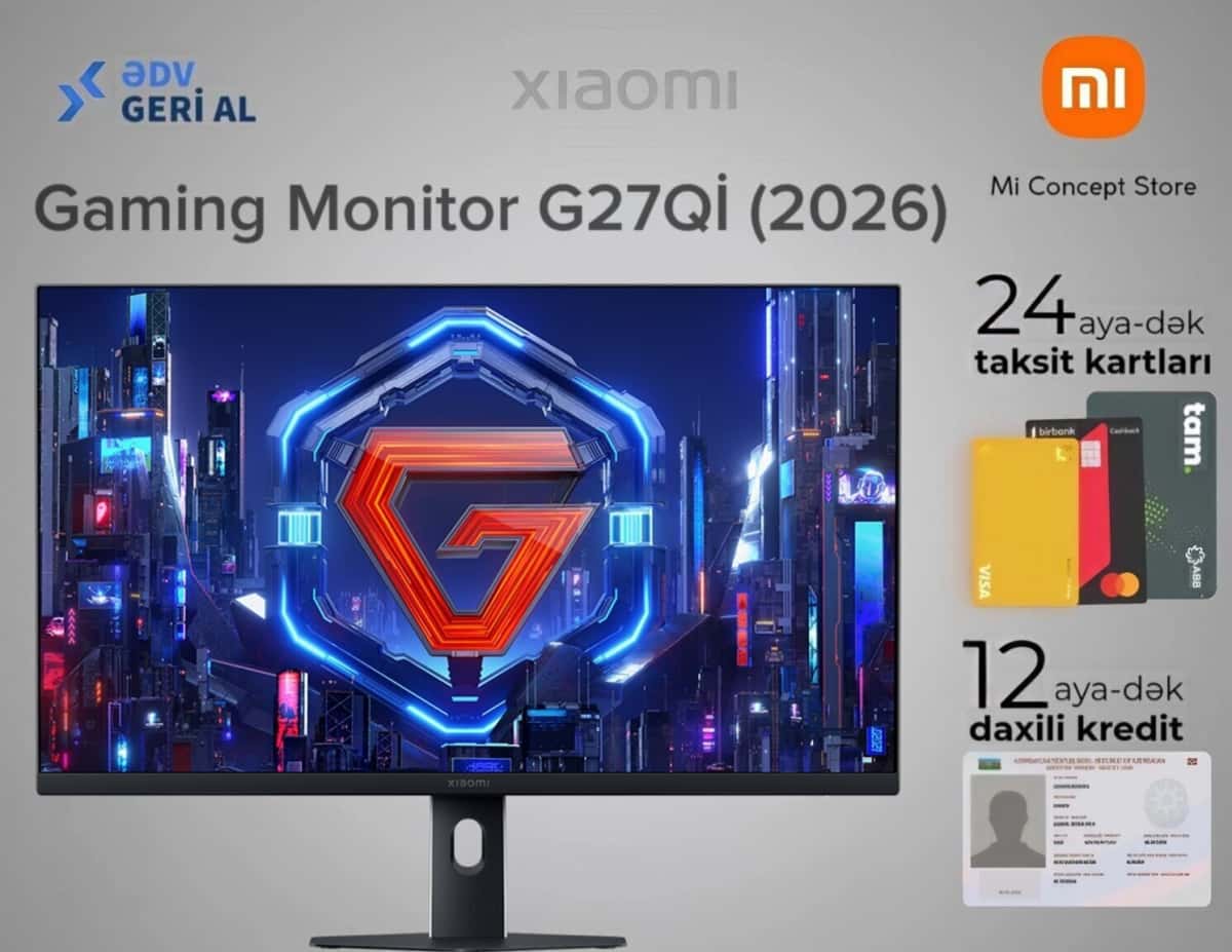 Monitor Xiaomi Gaming G27Qi 27" QHD 200Hz - Tenderyard