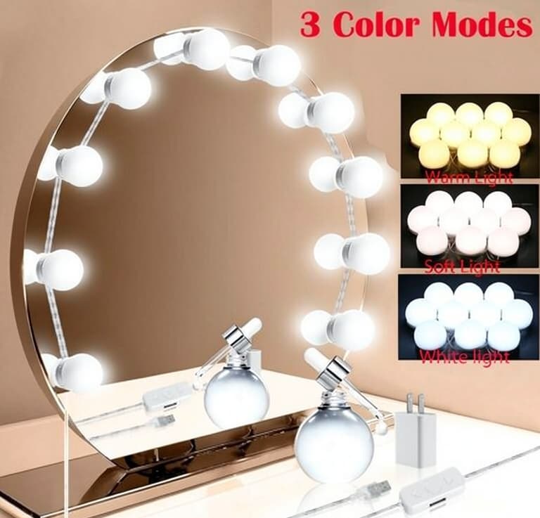 LED lampa, Ağ rəng