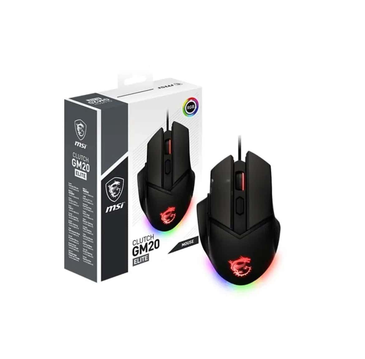 Gaming mouse MSI Clutch GM20 Elite - Tenderyard