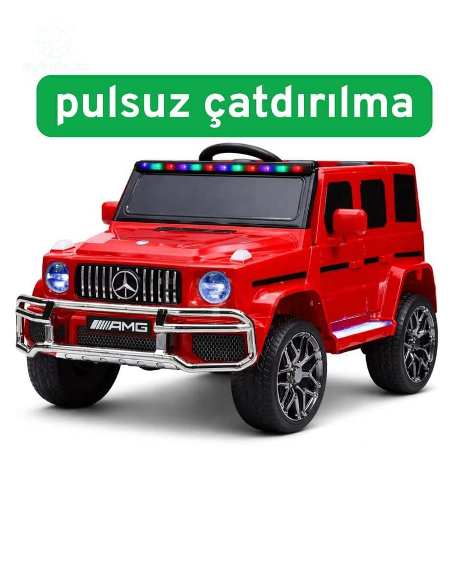Uşaq avtomobili Mercedes 4x4 Qırmızı - Tenderyard