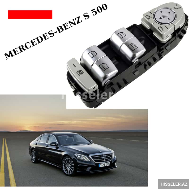 Window switch control panel for Mercedes S-Class - Tenderyard