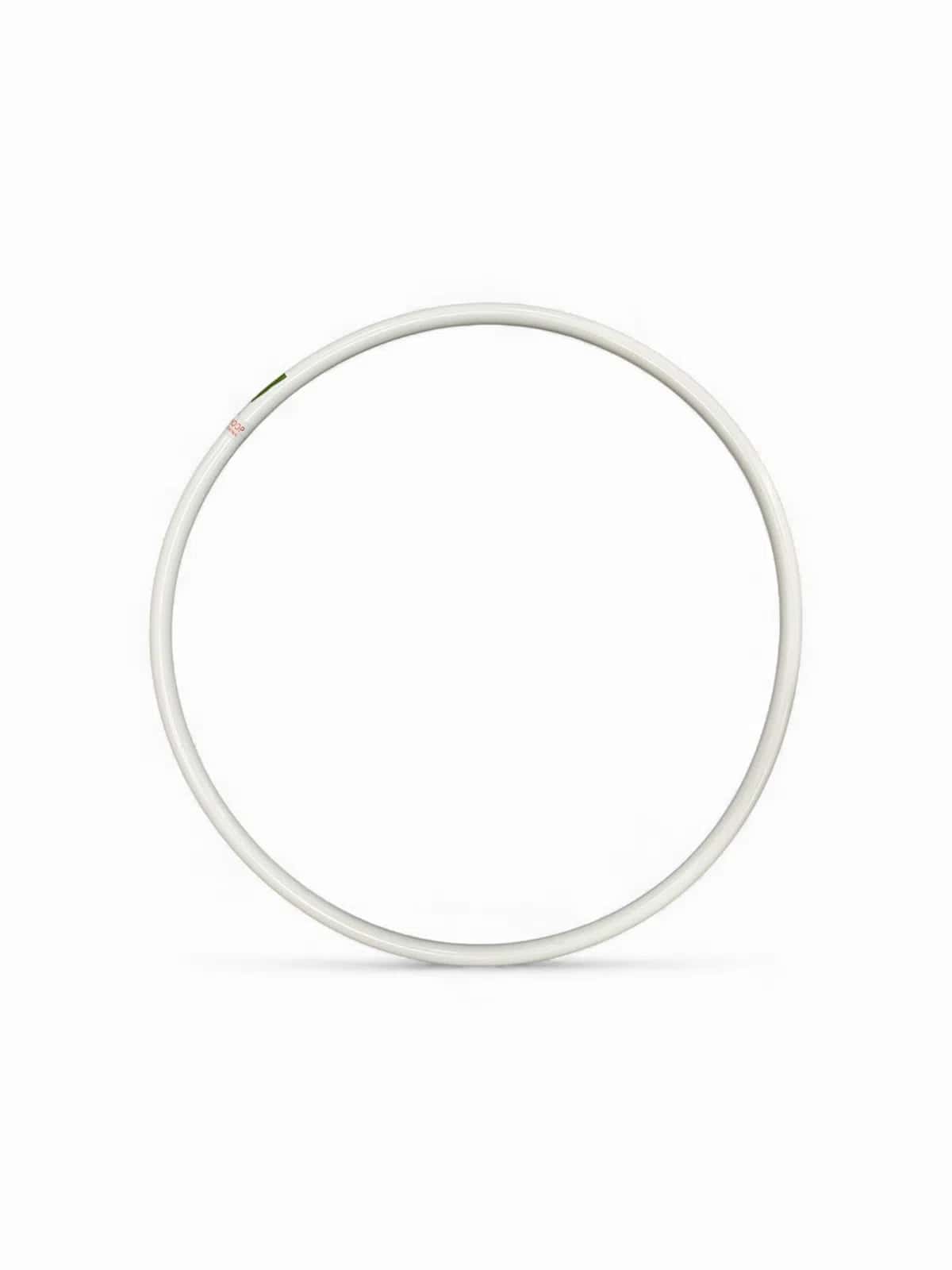 Gymnastic hoop 80 cm, white - Tenderyard