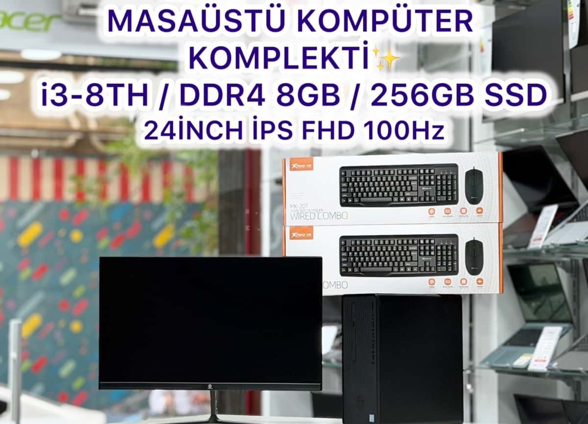 HP Desktop Pro 300 G3 Masaüstü Kompüter Dəsti - Tenderyard