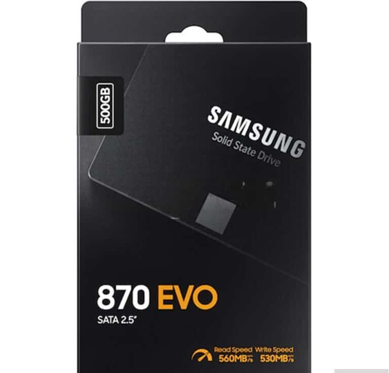 SSD Samsung 870 EVO 500GB SATA III 2.5" - Tenderyard