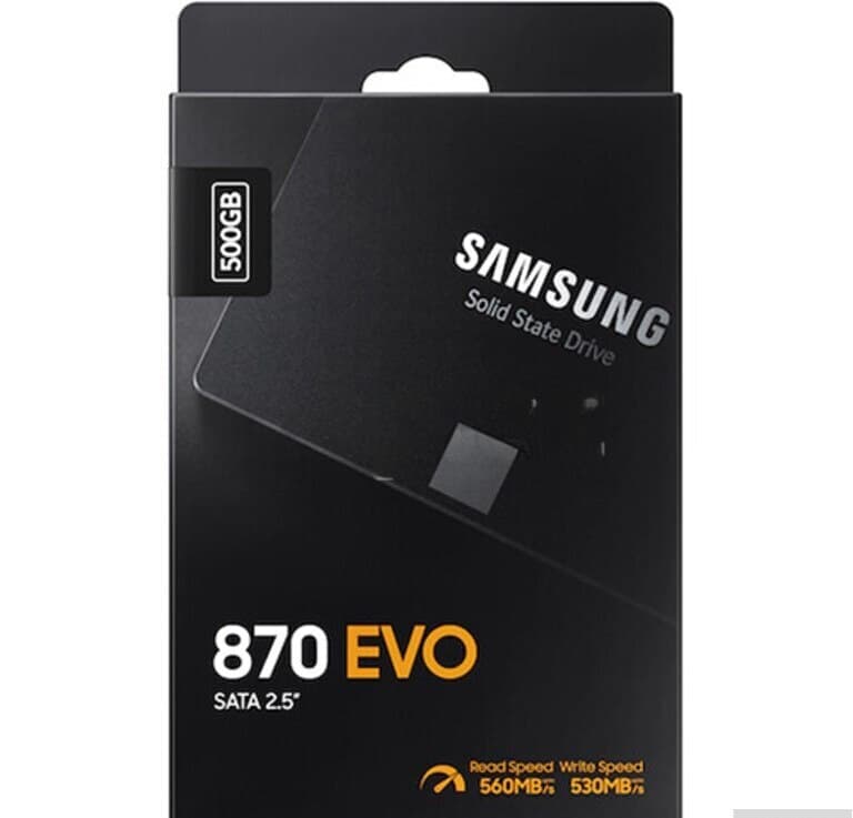 SSD Samsung 870 EVO 500GB SATA III 2.5"