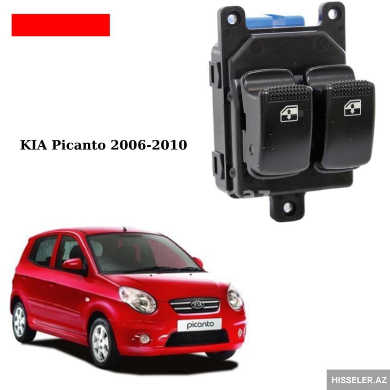 Şüşəqaldıran düymə bloku Kia Picanto 2007