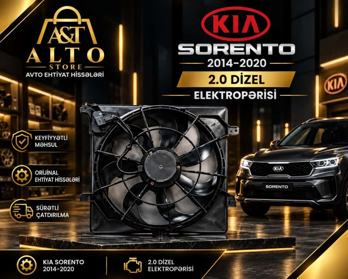 Radiator cooling fan for Kia Sorento 2014-2020 2.0 diesel - Tenderyard