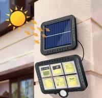 Hərəkət Sensorlu Günəş Enerjili LED Projektor — şəkil 2