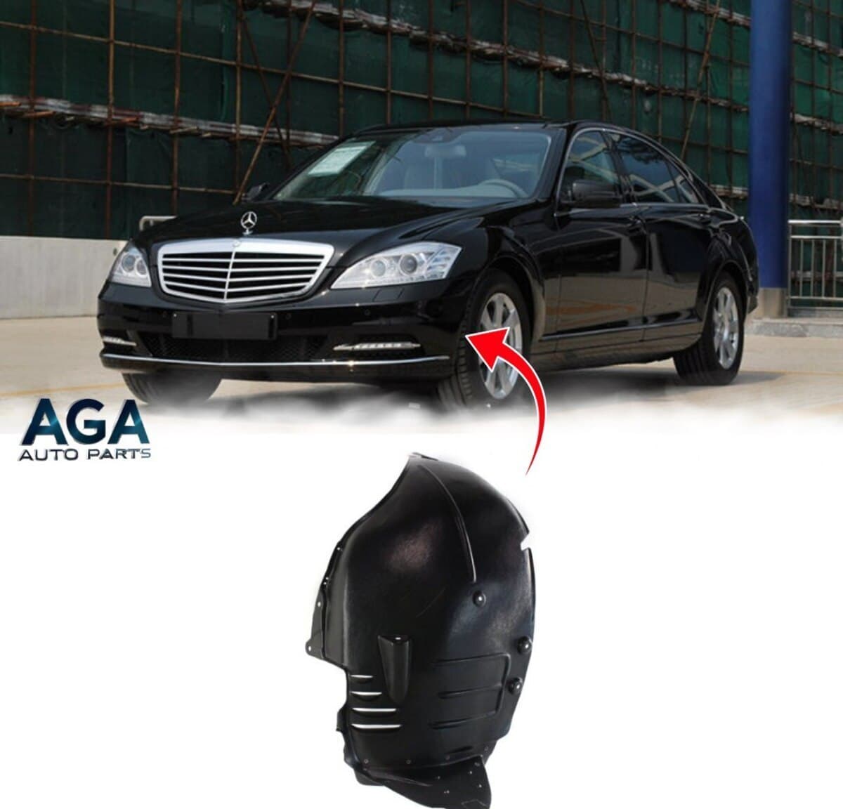 Qanadaltlığı Mercedes W221 ön və arxa