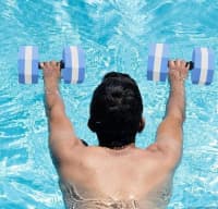 Üzgüçülük üçün Su Dumbbellləri (Water Dumbbells) — şəkil 5