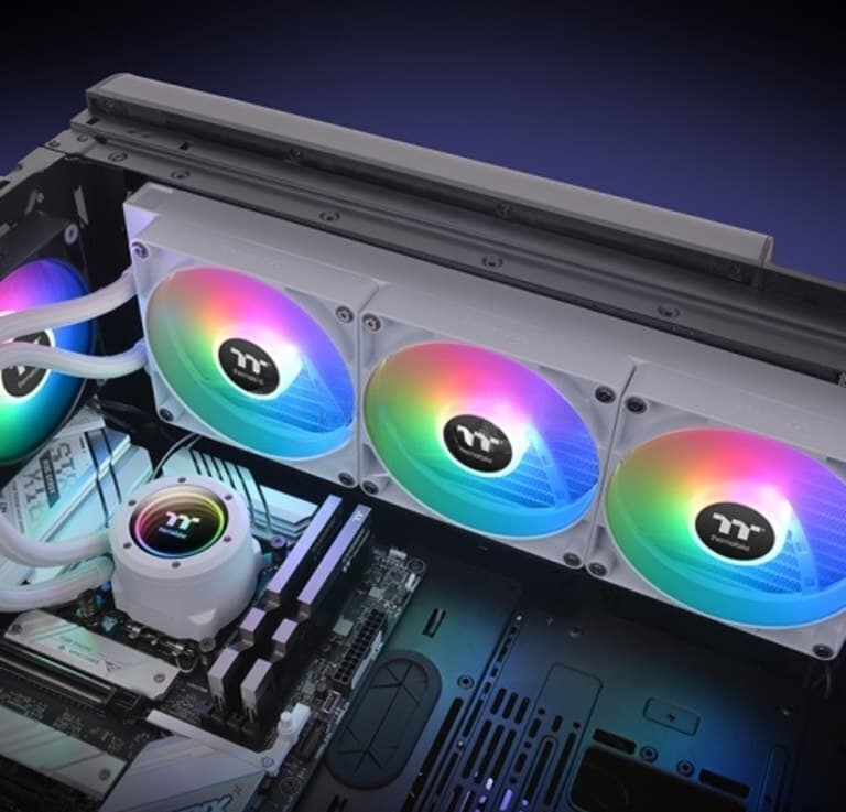 Maye soyutma sistemi Thermaltake TH420 ARGB Snow Edition