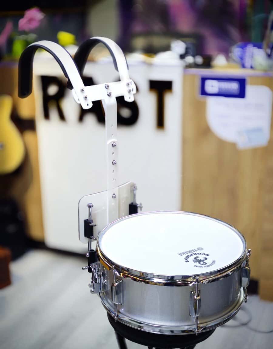 Marching snare drum 13 inch silver - Tenderyard