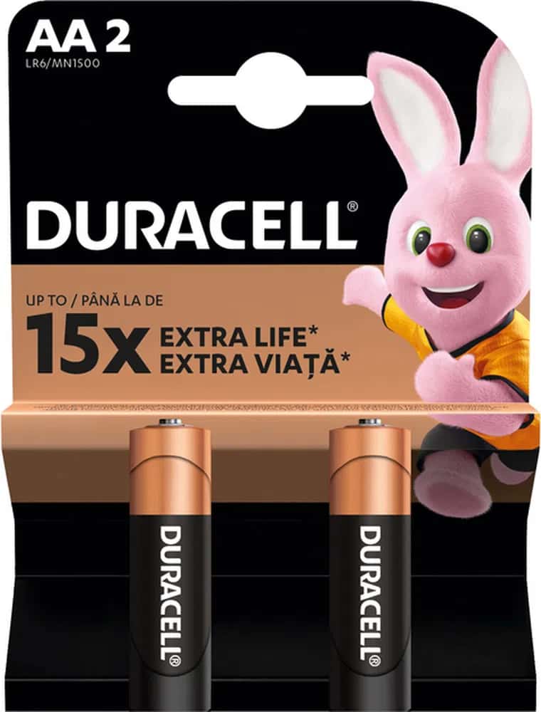 Duracell AA (LR6) Batareya, 1.5V, 2 ədəd - Tenderyard