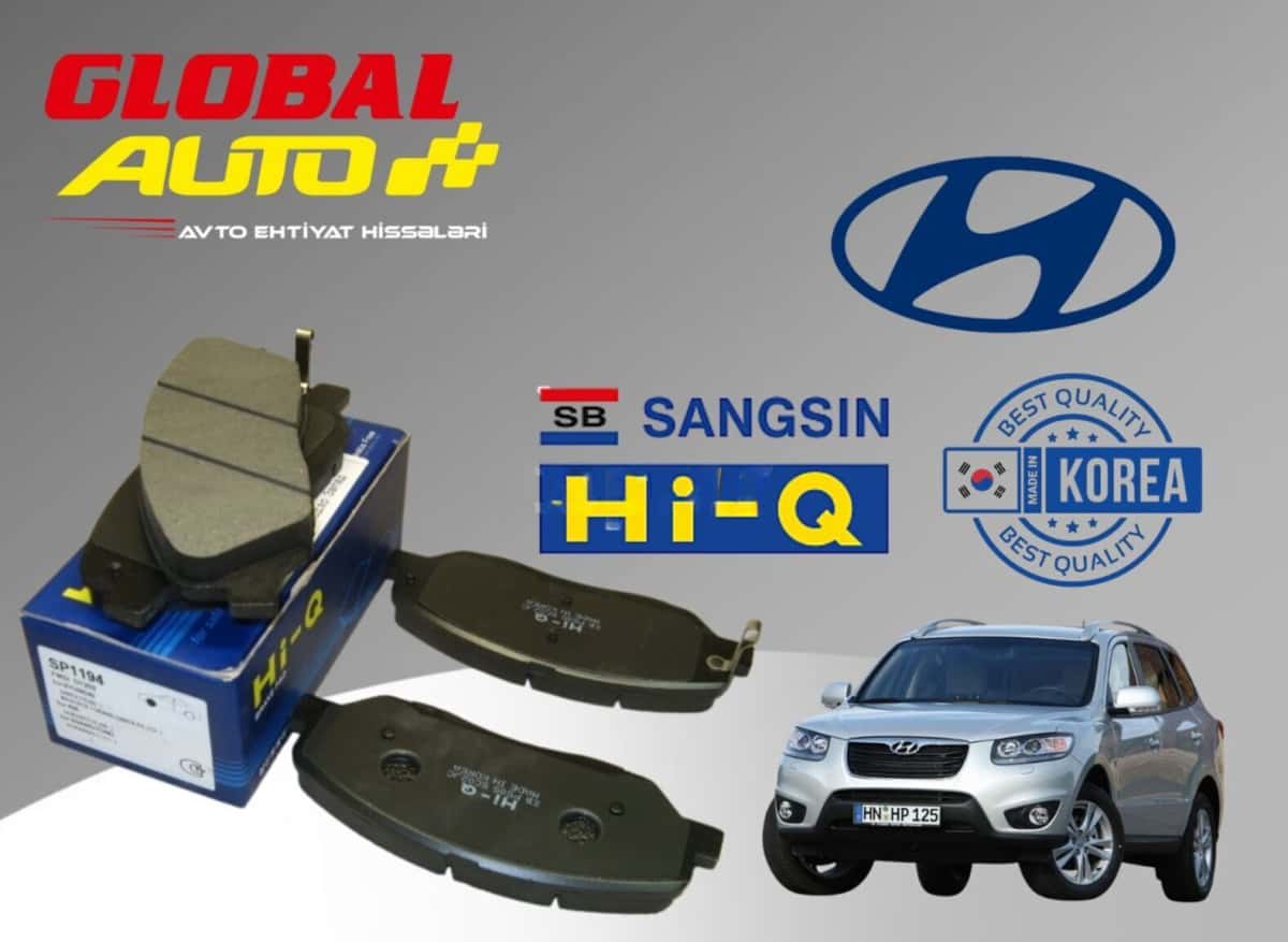Brake pads for Hyundai Santa Fe 2005-2012 - Tenderyard