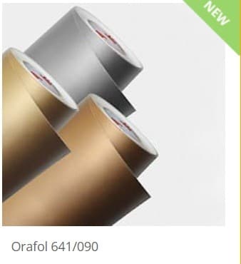 Qızılı və gümüşü metallik vinillər